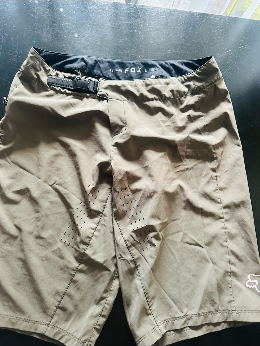 Fox Racing Flexair Shorts Mens Size L Olive Green NWOT